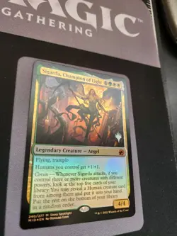 MTG Sigarda, Champion of Light (240p/168) Innistrad Midnight Hunt Promos Nm - Image 2