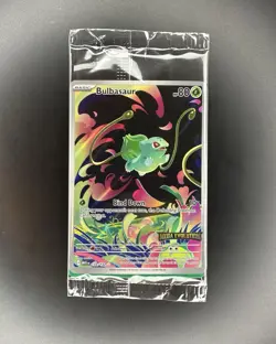 BULBASAUR 133/132 MEGA EVOLUTION BOX TOPPER POKEMON (STAMPED SEALED, NM) - Image 1