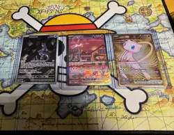 Pokemon TCG 151 UPC Promo Set SEALED Mew 053, Mewtwo 052, Metal Mew 205 - Image 1