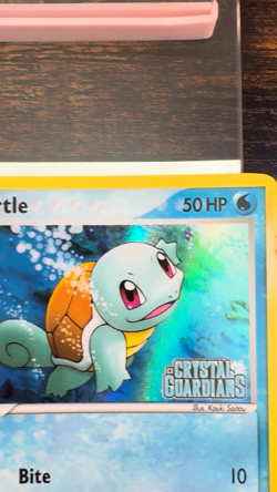 Pokemon TCG Squirtle 63/100, Wartortle 42/100 & 43/100 EX Crystal Guardians Set - Image 2