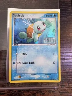 Pokemon TCG Squirtle 63/100, Wartortle 42/100 & 43/100 EX Crystal Guardians Set - Image 4