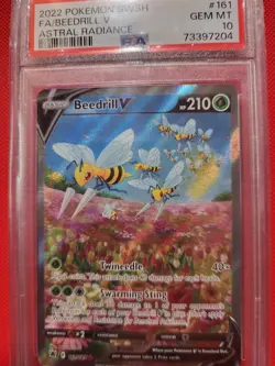 Pokemon Beedrill V Astral Radiance Full Alt Art #161 PSA 10 Gem Mint - Image 2