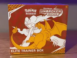 Pokemon TCG Sun & Moon Unbroken Bonds Elite Trainer Box Sealed ETB Charizard - Image 1