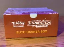 Pokemon TCG Sun & Moon Unbroken Bonds Elite Trainer Box Sealed ETB Charizard - Image 5