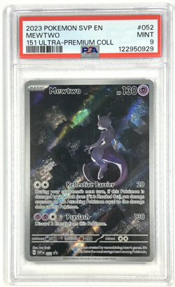 2023 Pokemon Scarlet & Violet MewTwo 151 Ultra Premium Collection PSA 9 - Image 1