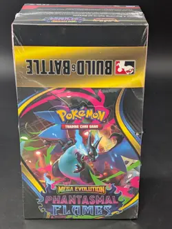 Pokemon TCG Phantasmal Flames - Build And Battle Display Sealed (10 Boxes) - Image 1