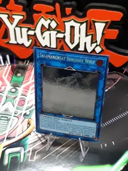 Yu-Gi-Oh! Salamangreat Sunlight Wolf LD10-EN000 Ghost Rare 1st Ed - NM - Image 2