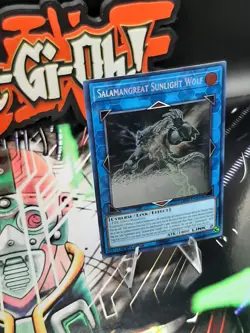 Yu-Gi-Oh! Salamangreat Sunlight Wolf LD10-EN000 Ghost Rare 1st Ed - NM - Image 3