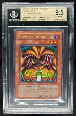 2002 Yugioh Dark Duel Stories Gameboy Exodia The Forbidden One #DDS-003 BGS 9.5 - Image 1