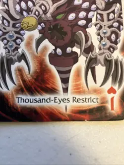 Thousand-Eyes Restrict Officially Licensed Yu-Gi-Oh! Playing Card - Image 4