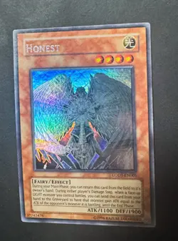 Yu-Gi-Oh! TCG - Honest LODT-EN001 Ghost Rare LP -NM - Image 1