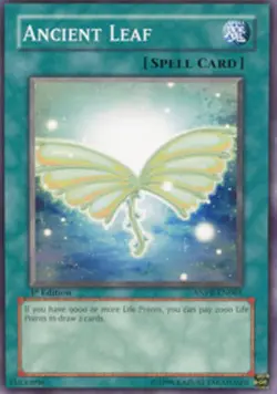 Ancient Leaf - ANPR-EN061 - Common - 1st Edition Lightly Played Ancient Prophecy - Image 1