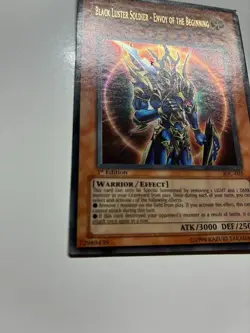 Yugioh Black Luster Soldier - Envoy of the Beginning IOC-025 Ultra Rare 1st HP - Image 3