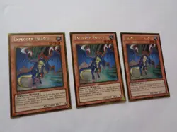 Playset: 3x Exploder Dragon PGLD-EN071 (Gold Rare, 1st Edition, Excellent / LP) - Image 1