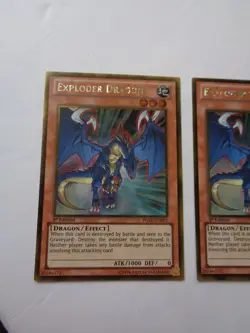 Playset: 3x Exploder Dragon PGLD-EN071 (Gold Rare, 1st Edition, Excellent / LP) - Image 3