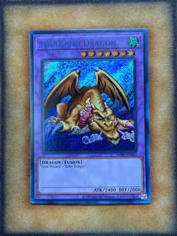 Yugioh Thousand Dragon MRD-EN143 Secret Rare 25th Anniversary NM - Image 1