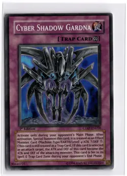 Cyber Shadow Gardna 1st Edition Super Rare Cyberdark Impact CDIP-EN058 LP - Image 1