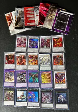 Yu-Gi-Oh! Trading Card Lot Of 19x - Deck Manuals - Lots Of Foils & Rares - Look! - Image 1