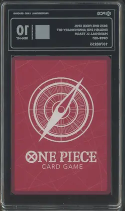 2025 One Piece Chinese 2nd Anniversary Set Marshall D. Teach #OP09-081 PCG 10 - Image 2