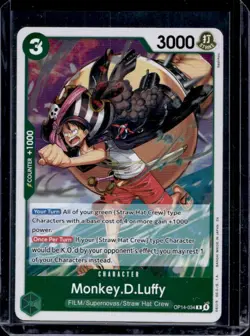 2026 One Piece The Azure Sea's Seven Monkey D Luffy #OP14-034 - Image 1