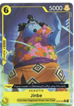 One Piece Jinbe ST29-005 Full Art Foil - Starter Deck 29 Egghead English - Image 1