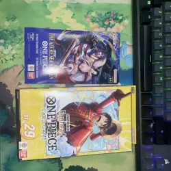 One Piece TCG Egghead Starter Deck ST-29 (SEALED) + Sleeved Booster Azure - Image 1