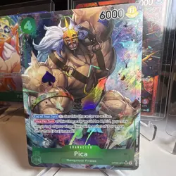 Bandai One Piece CCG Pica Alternate Art Foil OP05-032 Awakening of the New Era - Image 1