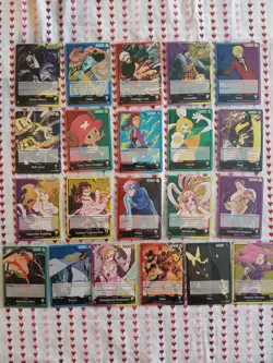 One Piece TCG Lot ×21 English Leaders Only (No Duplicates) - Image 1