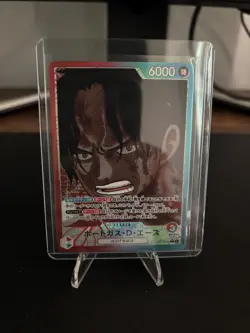 Portgas D Ace OP13-002 Alt Art Leader Carrying on His Will ONE PIECE Japanese - Image 1