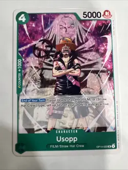 Usopp OP14-022 The Azure Sea's Seven Regular One-Piece CCG TCG - Image 1