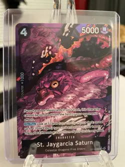 St. Jaygarcia Saturn - One Piece Alt Art OP13-083 Carrying On His Will English - Image 3