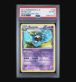 2012 Pokemon TCG B & W Dragons Exalted Reuniclus #126 Graded PSA 6 126/124 - Image 1