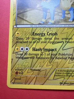 Pokemon TCG Manectric 43/124 Reverse Holo Dragons Exalted 🌟🌟🌟 - Image 5