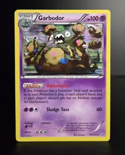 Pokemon TCG - GARBODOR #54 - HOLO RARE - BLACK & WHITE DRAGONS EXALTED 2012 - LP - Image 1
