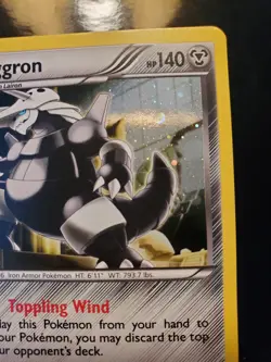 Aggron 8/124 Cosmos Holo Pokemon TCG Blister Exclusive BW Dragons Exalted NM - Image 4