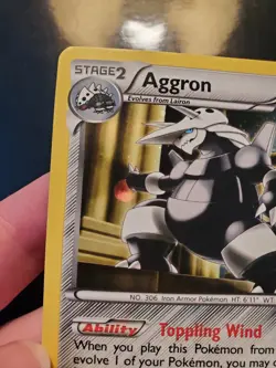 Aggron 8/124 Cosmos Holo Pokemon TCG Blister Exclusive BW Dragons Exalted NM - Image 5