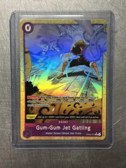 One Piece Gum-Gum Jet Gatling (Alt Art) OP03-072 R (Best Vol. 2 PRB-02 English) - Image 1