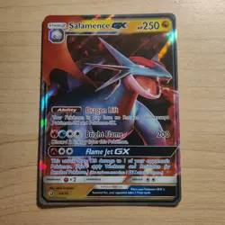 Salamence GX 44/70 - NM ULTRA RARE Dragon Majesty - Pokemon 2018 TCG Card - Image 1