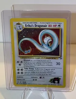 Pokemon TCG Erika's Dragonair Gym Heroes 4/132 Holo Unlimited Rare - Image 1