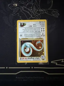 Pokemon TCG Erika's Dragonair 4/132 Gym Heroes *SWIRL* Holo Rare Unlimited MP - Image 2