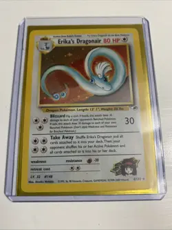Pokemon TCG Erika's Dragonair Gym Heroes 4/132 Holo Unlimited Rare - Image 4