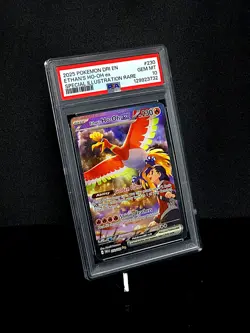 2025 Pokemon DRI EN Special Illustration Rare #230 Ethan's Ho-oh Ex PSA 10 GEM - Image 1