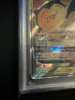Pokemon TCG Sun And Moon Snorlax And Eevee GX #SM169 PSA 9 MINT Black Star Promo - Image 2