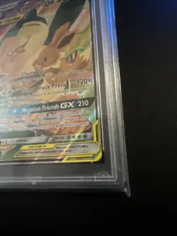 Pokemon TCG Sun And Moon Snorlax And Eevee GX #SM169 PSA 9 MINT Black Star Promo - Image 3