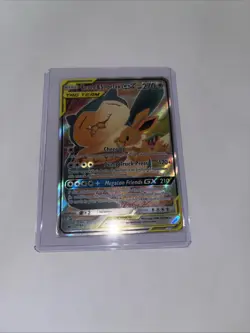 Pokemon TCG - Eevee & Snorlax GX (Tag Team) SM169 - FULL ART - Sun & Moon promo - Image 2