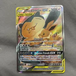 Eevee Snorlax GX SM169 Tag Team Promo - Pokemon TCG - Image 1
