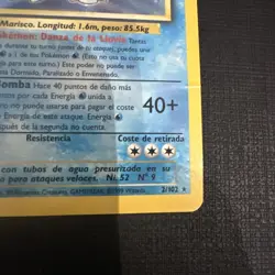 Pokemon TCG WOTC Card - Base Set Blastoise 2/102 Spanish Played/ Damaged - Image 5