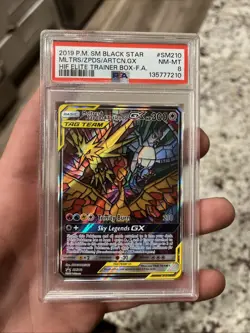Pokemon TCG Moltres Zapdos Articuno GX SM210 Promo PSA 8 NEW CERT 🔥 - Image 1