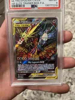 Pokemon TCG Moltres Zapdos Articuno GX SM210 Promo PSA 8 NEW CERT 🔥 - Image 4