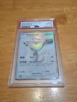 Pokemon 2025 Reshiram ex 173/086 Black White Rare White Flare GEM MINT PSA 10 - Image 4